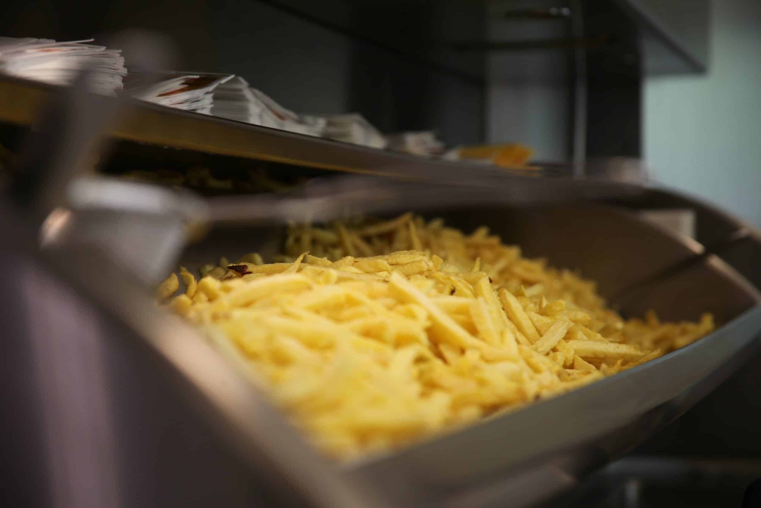 Friet van de aardappel af